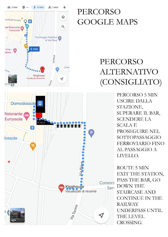 Kinghouse Appartement Domodossola Buitenkant foto